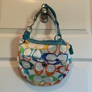 Vintage Multicolor Coach purse